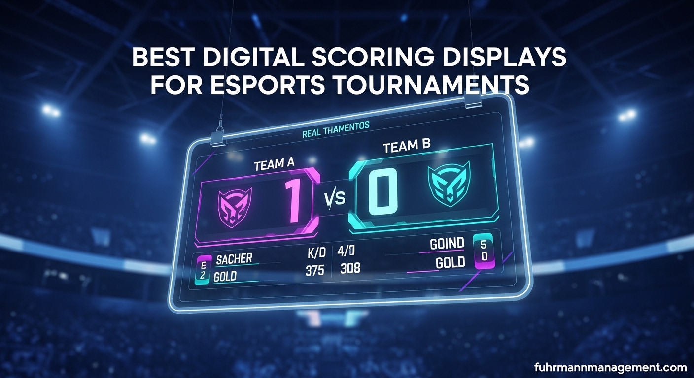 Best Digital Scoring Displays for Esports Tournaments
