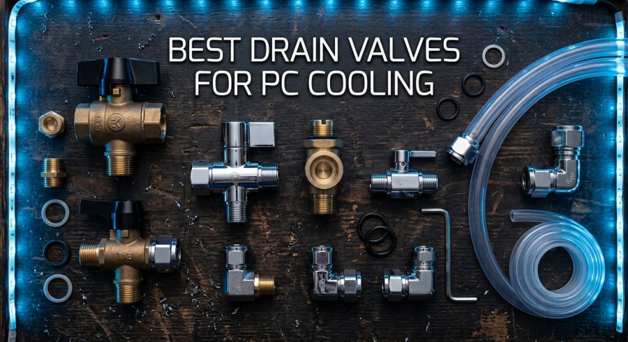 Best Drain Valves & Ball Valves for PC Coolant Changes