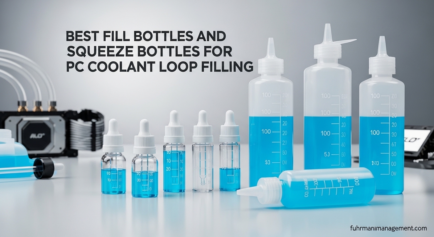 Best Fill Bottles and Squeeze Bottles for PC Coolant Loop Filling
