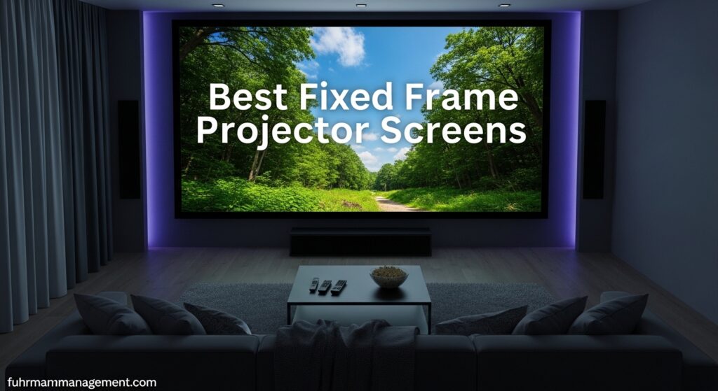 Best Fixed Frame Projector Screens