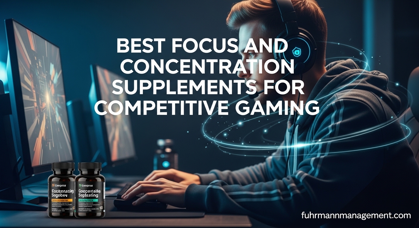 Best Focus and Concentration Supplements for Competitive Gaming