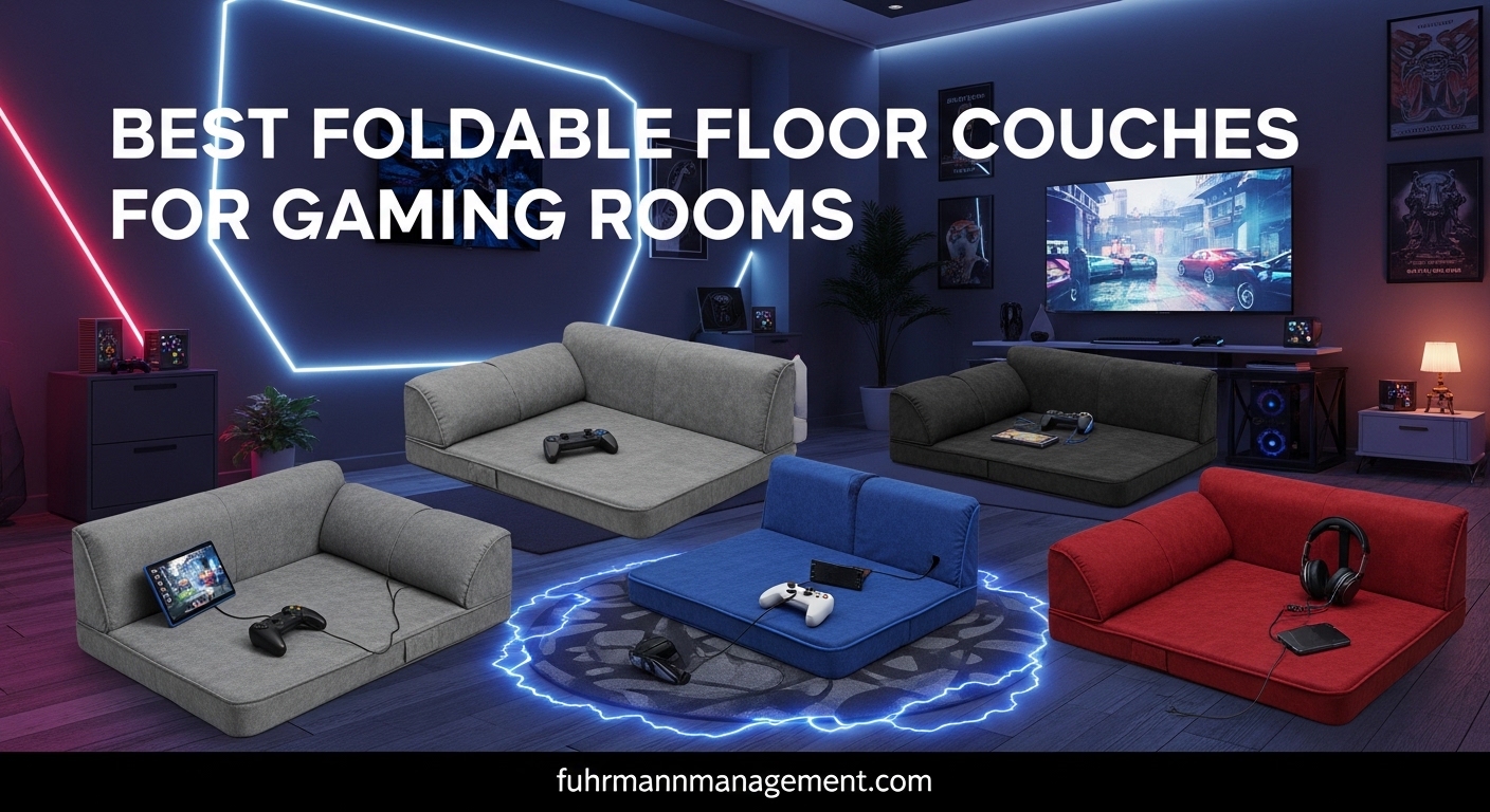 Best Foldable Floor Couches for Gaming Room