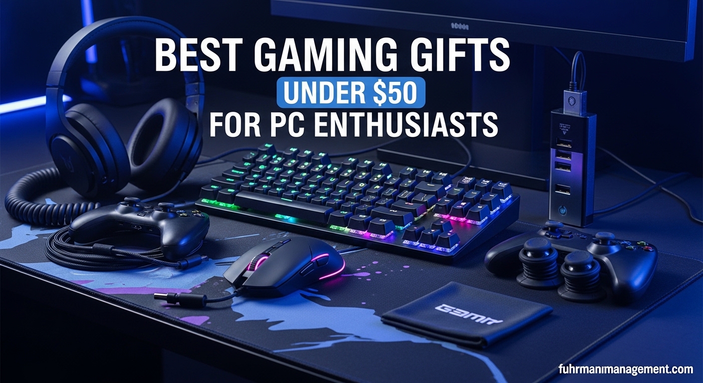 Best Gaming Gifts Under $50 for PC Enthusiasts