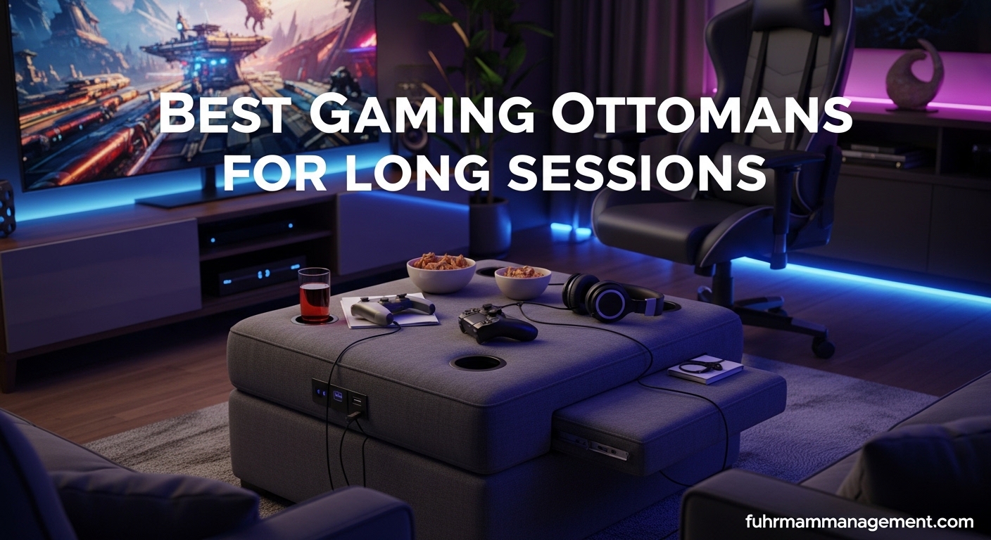 Best Gaming Ottomans for Long Sessions