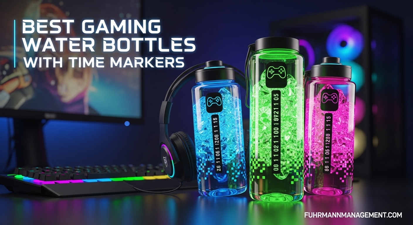 Best Gaming Water Bottles with Time Markers
