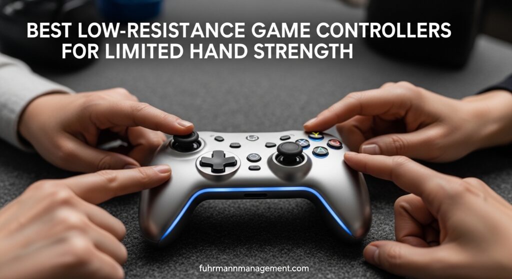 Best Low-Resistance Game Controllers for Limited Hand Strength