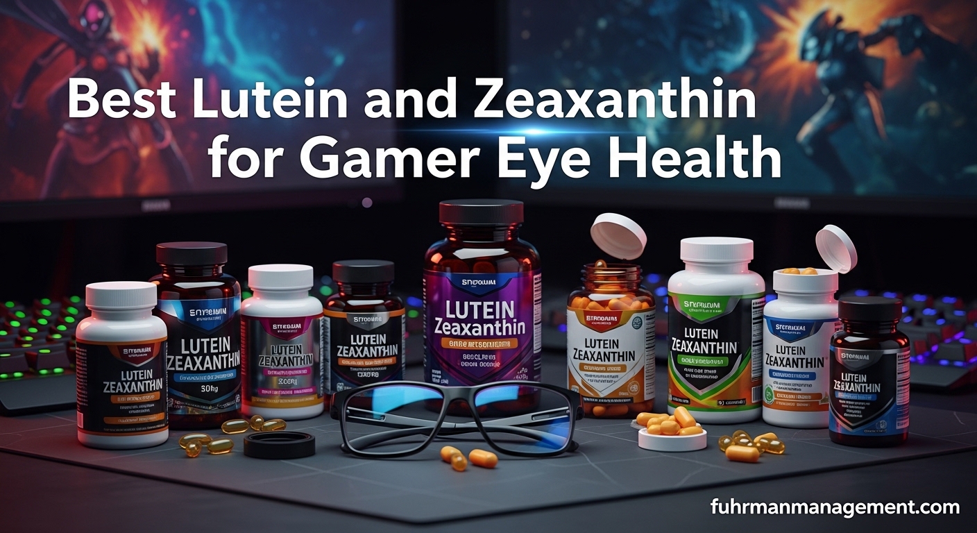 Best Lutein and Zeaxanthin Supplements for Gamer Eye Health