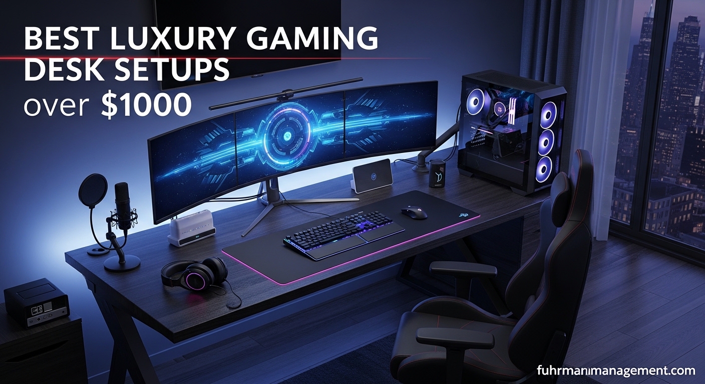 Best Luxury Gaming Desk Setups over $1000