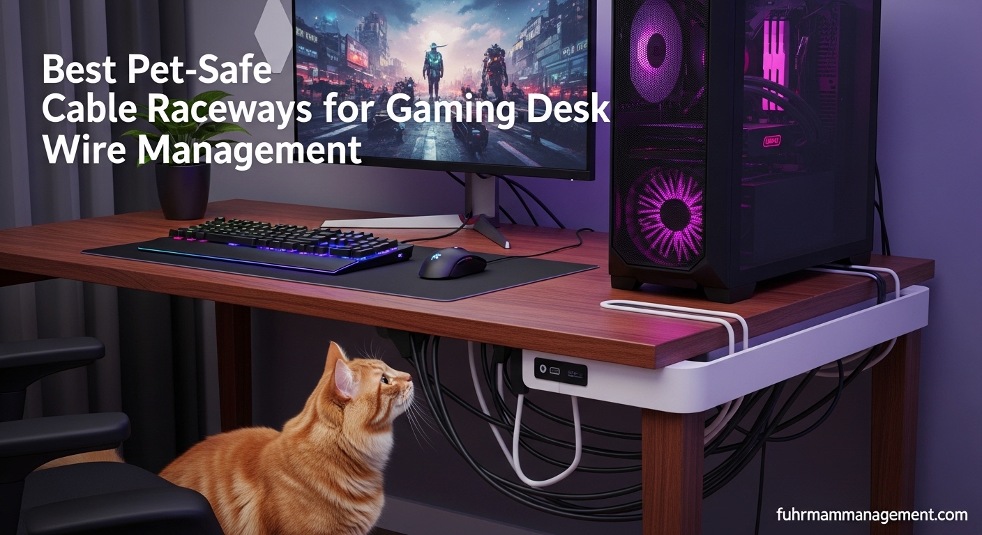 8 Best Pet-Safe Cable Raceways for Gaming Desk Wire Management (March 2026)