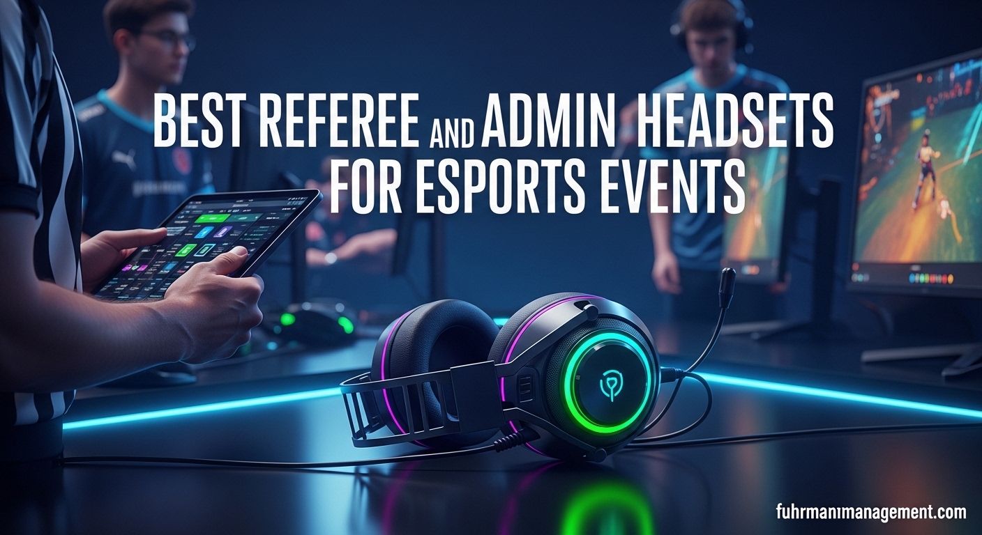 Best Referee and Admin Headsets for Esports Events