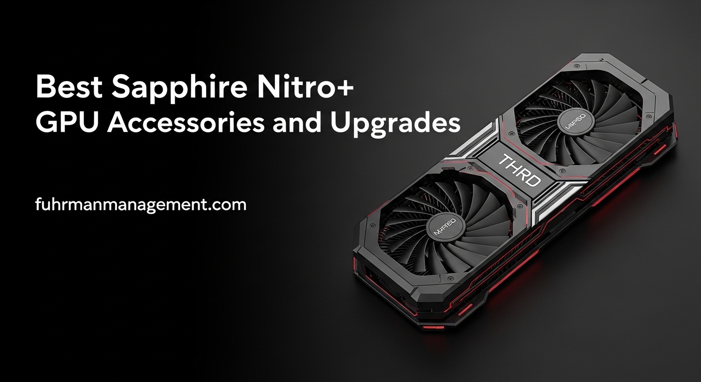 Best Sapphire Nitro+ GPU Accessories and Upgrades