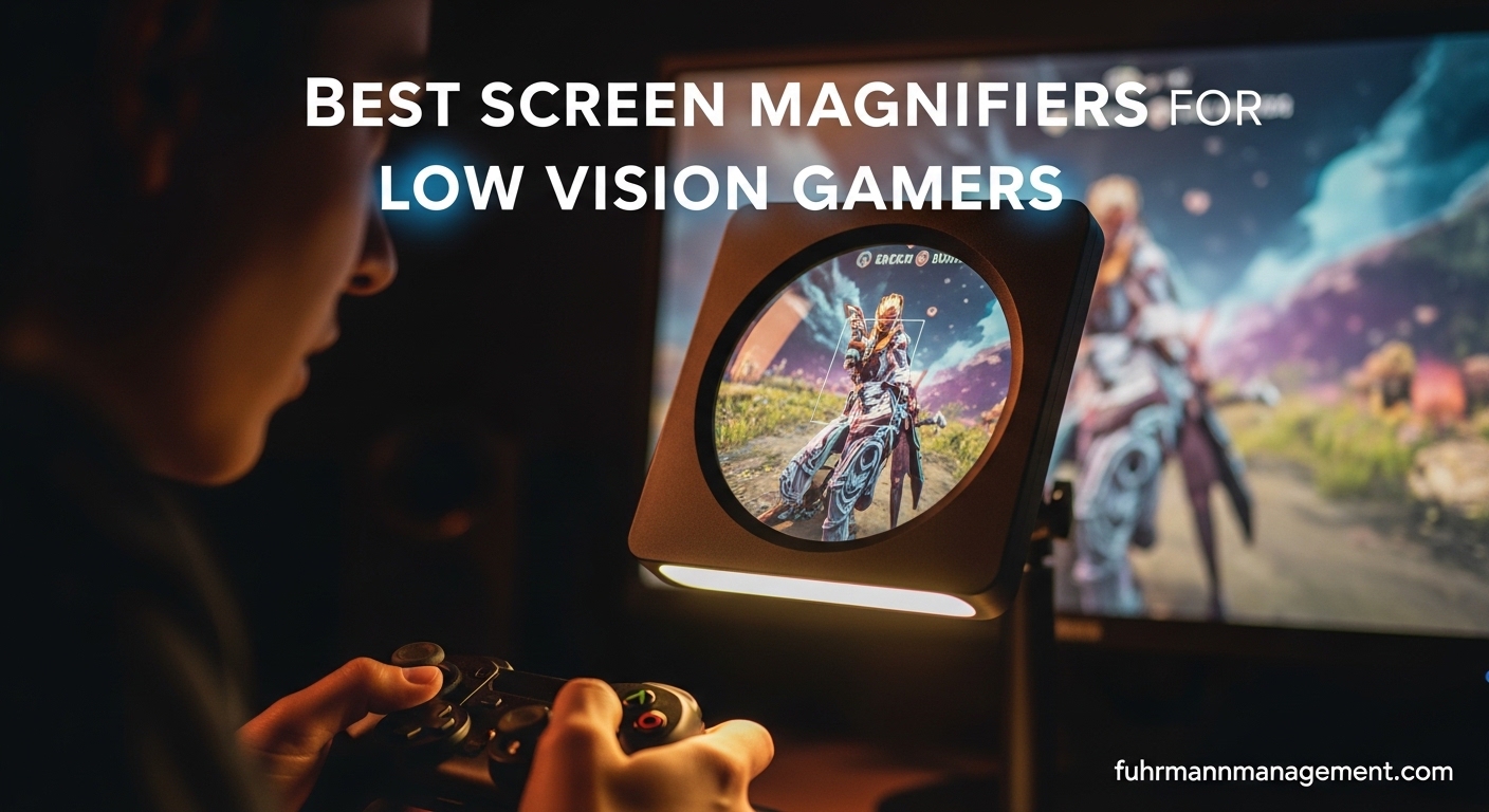 Best Screen Magnifiers for Low Vision Gamer