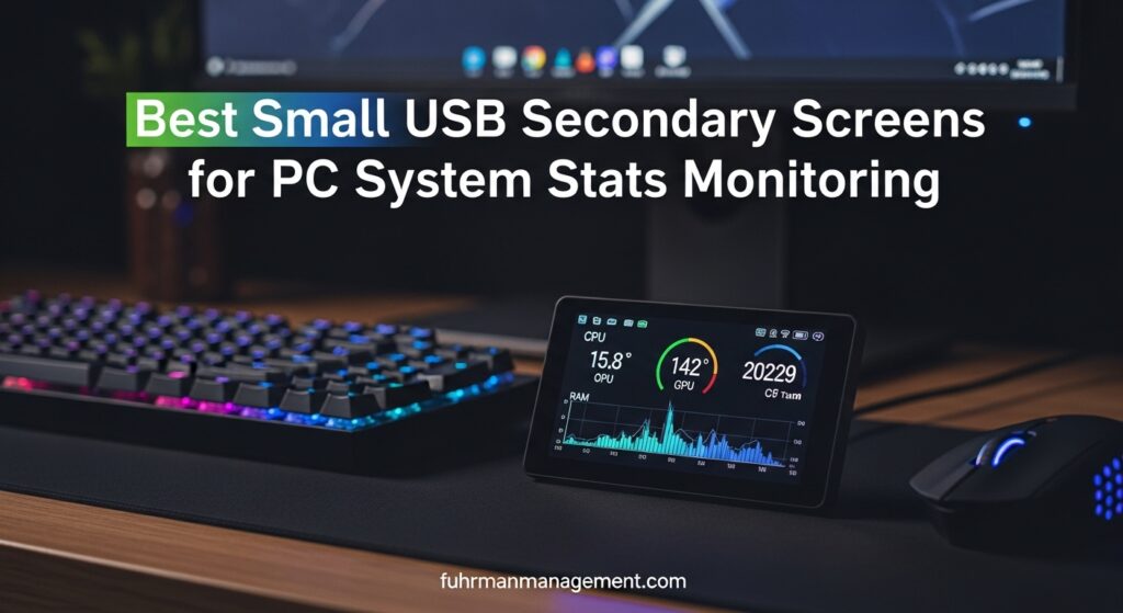 Best Small USB Secondary Screens for PC System Stats Monitoring