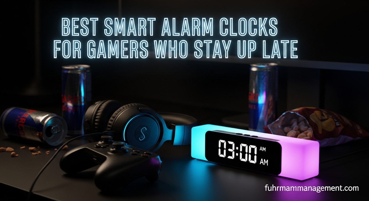 Best Smart Alarm Clocks for Gamers Who Stay Up Late