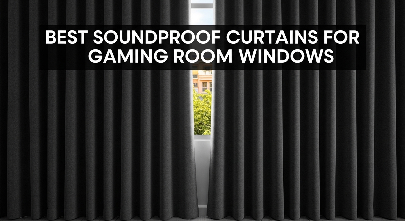 Best Soundproof Curtains for Gaming Room Windows