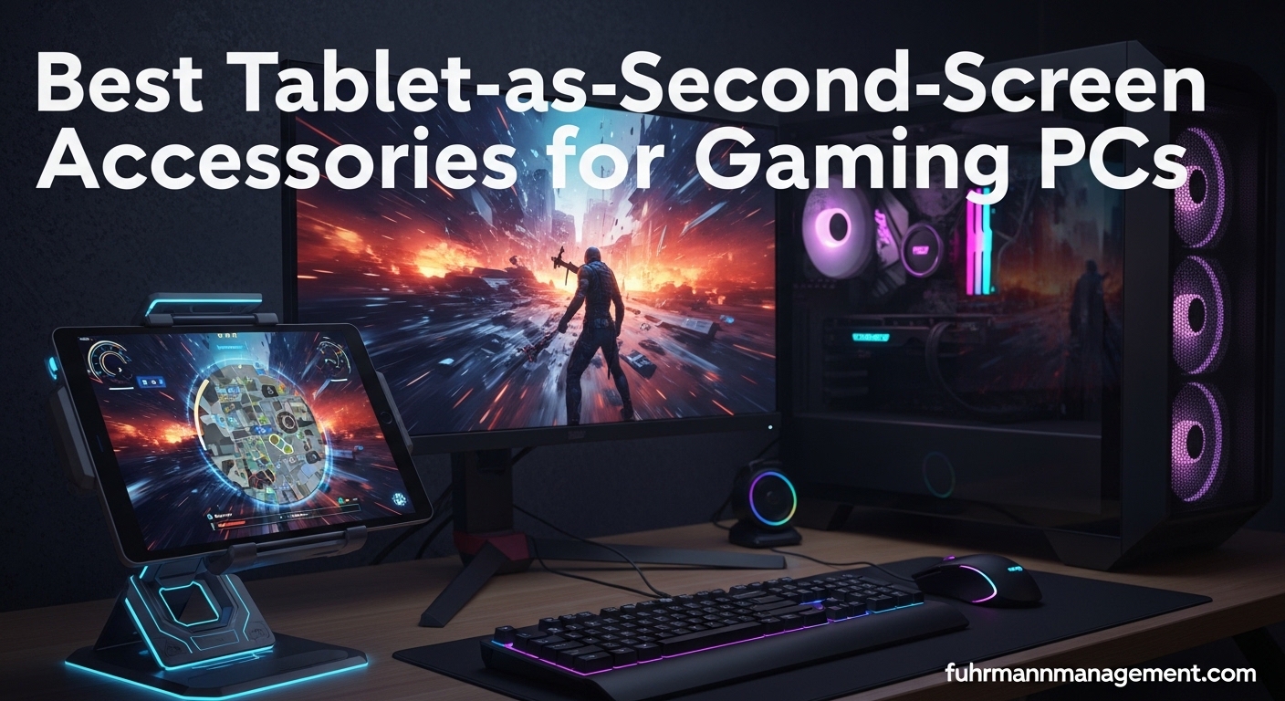 Best Tablet-as-Second-Screen Accessories for Gaming PCs