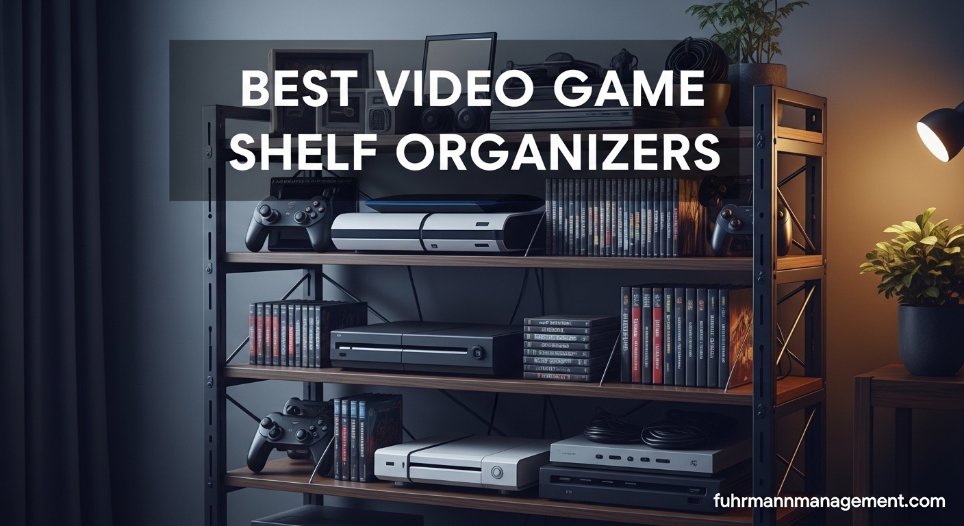 Best Video Game Shelf Organizers