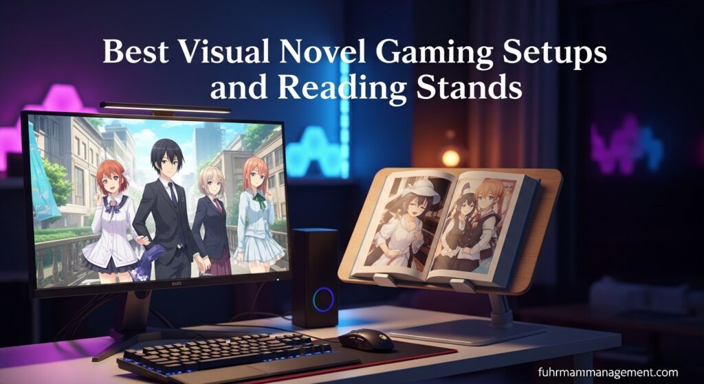 Best Visual Novel Gaming Setups and Reading Stands