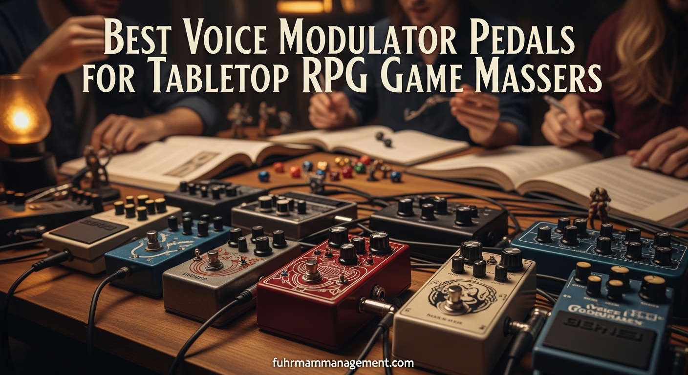 Best Voice Modulator Pedals for Tabletop RPG Game Masters