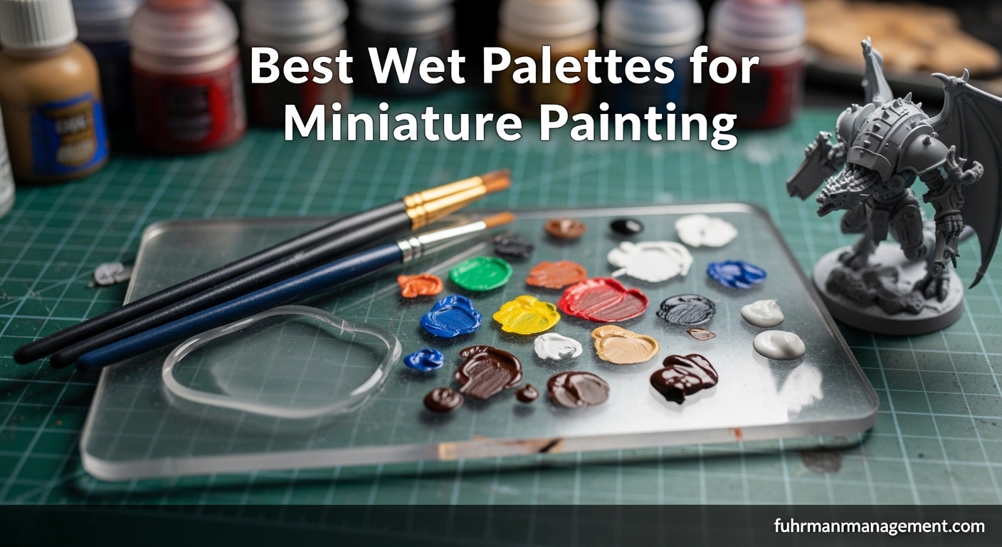 Best Wet Palettes for Miniature Painting