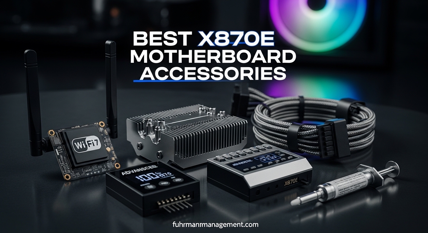 Best X870E Motherboard Accessories