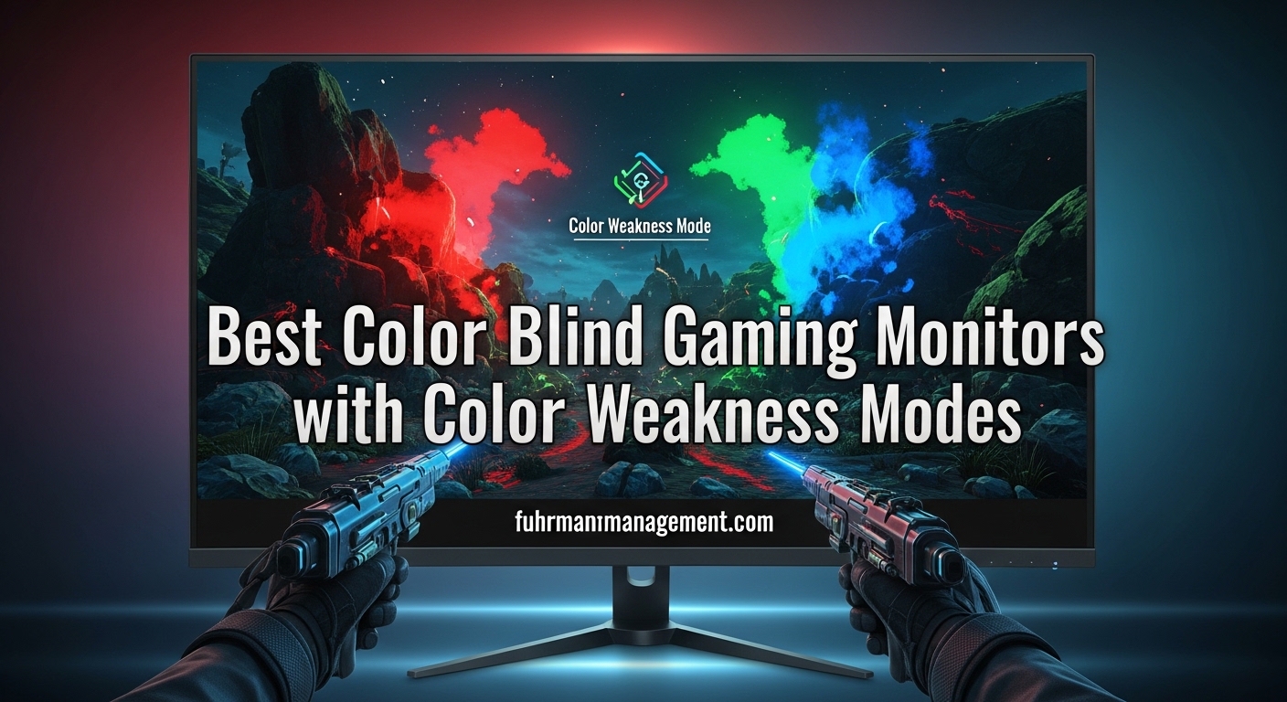 Best color blind gaming monitors with color weakness modes