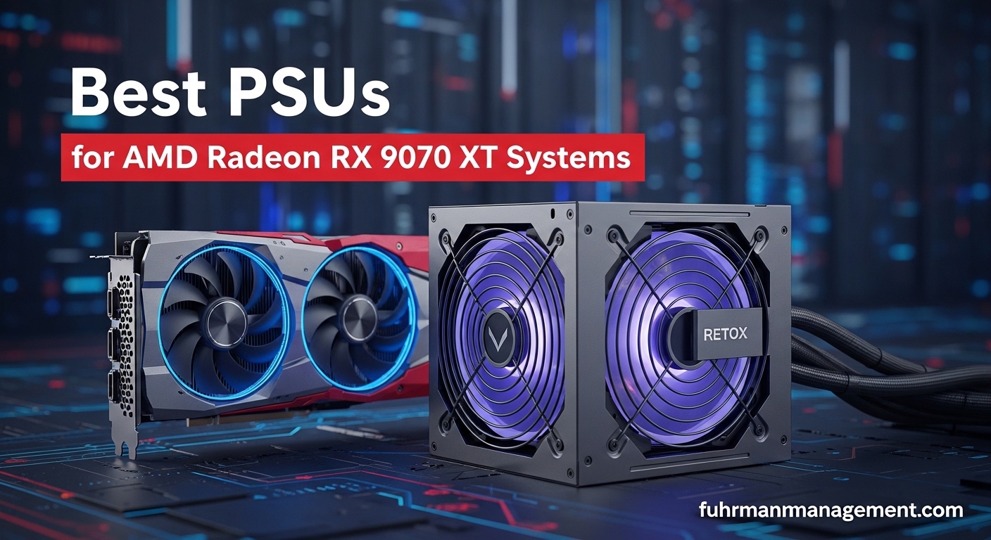 best PSUs for AMD Radeon RX 9070 XT systems