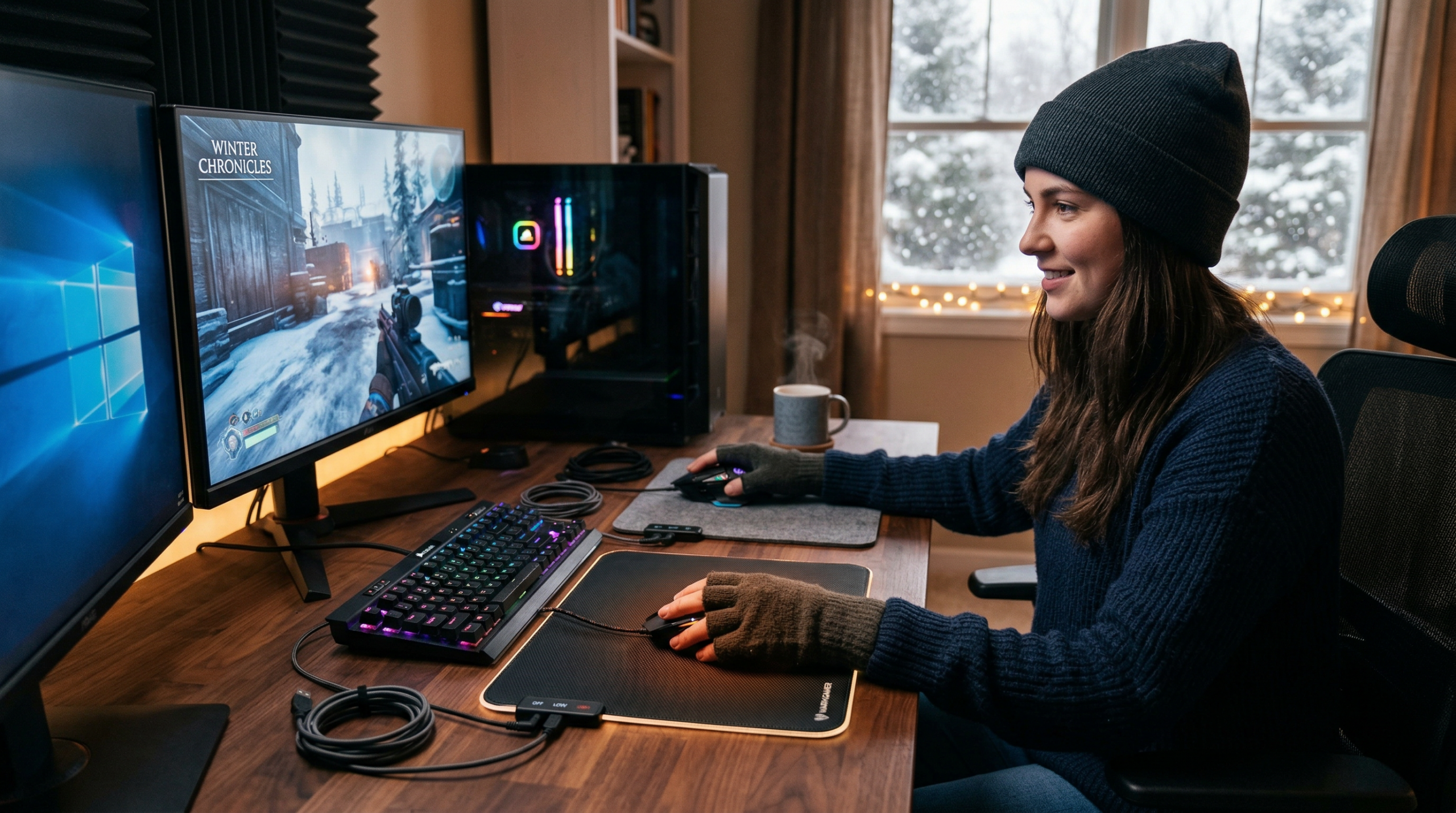 Best USB heated mouse pads for winter gaming