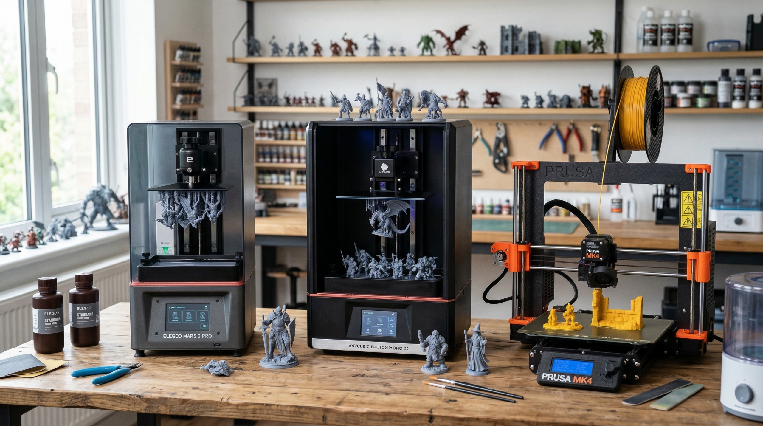 Best 3D printers for gaming miniatures