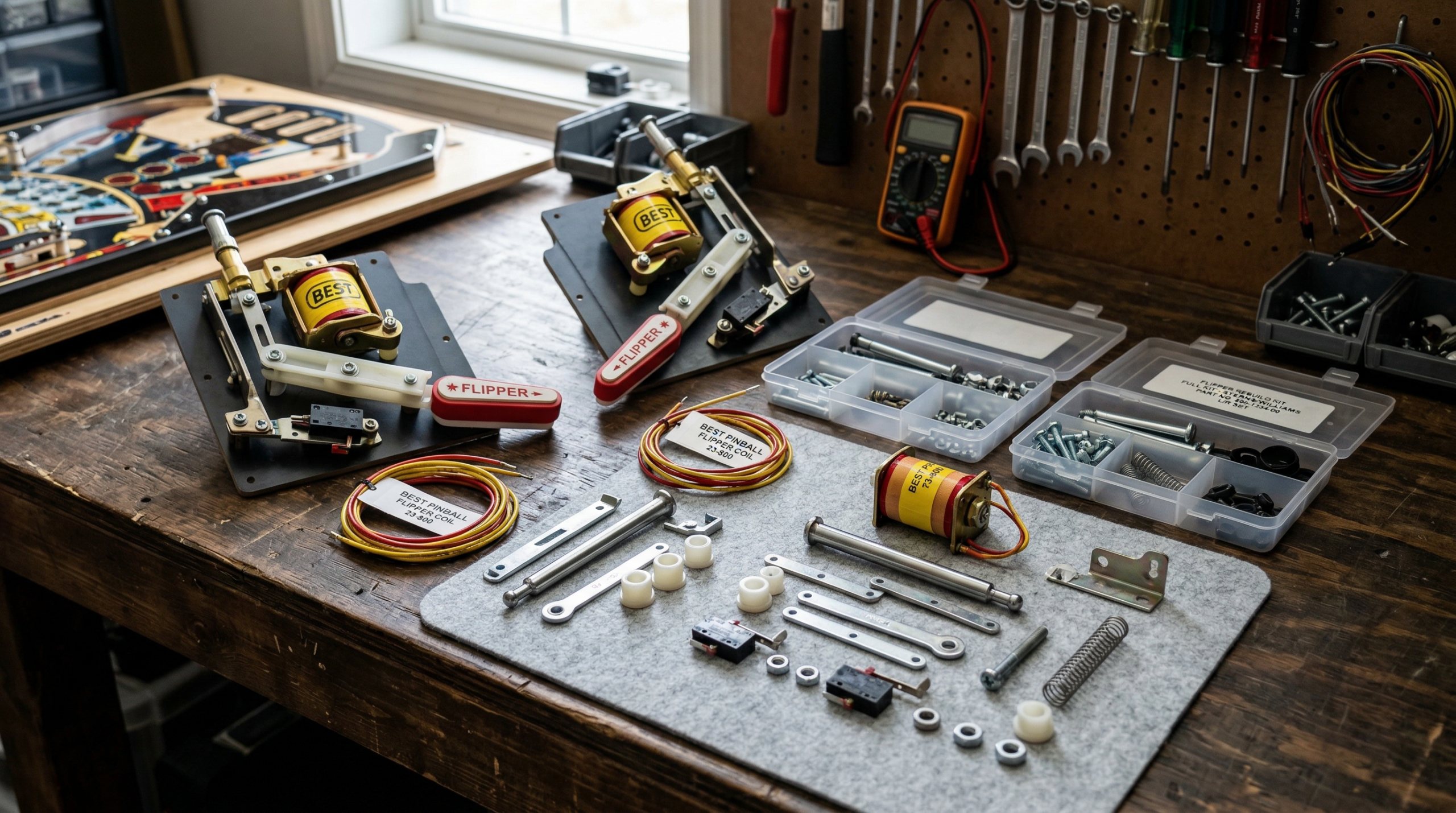 Best pinball machine flipper assemblies and rebuild kits