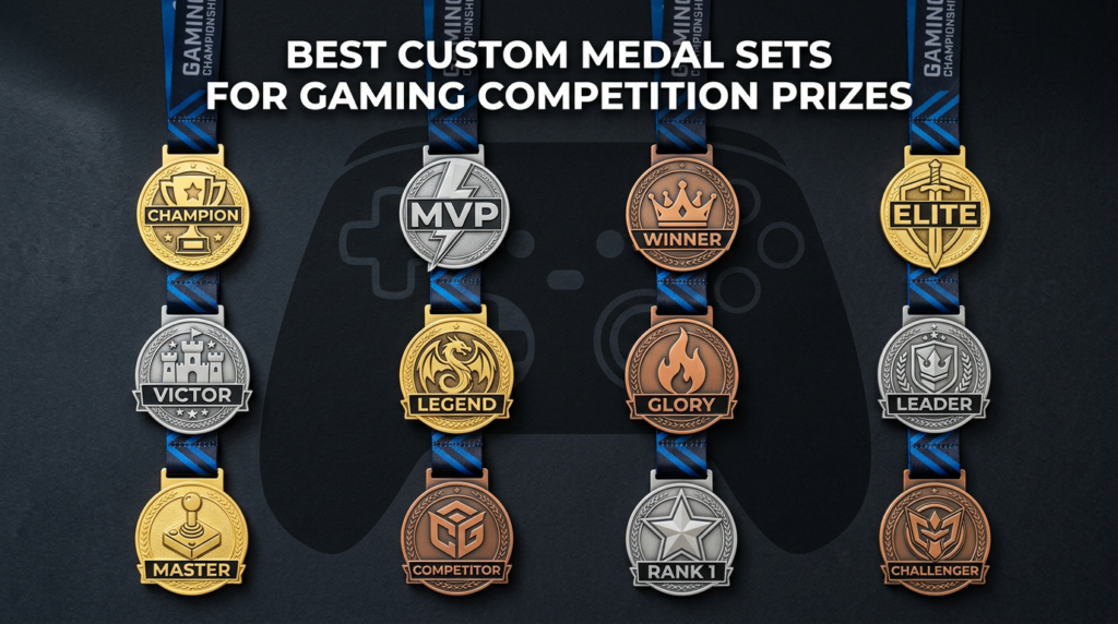 Best custom medal sets for gaming competition prizes