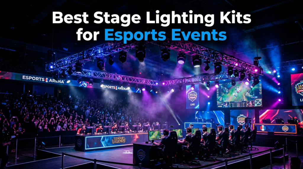 Best stage lighting kits for esports events