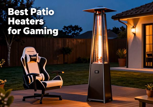 Best patio heaters for comfortable outdoor evening gaming sessions