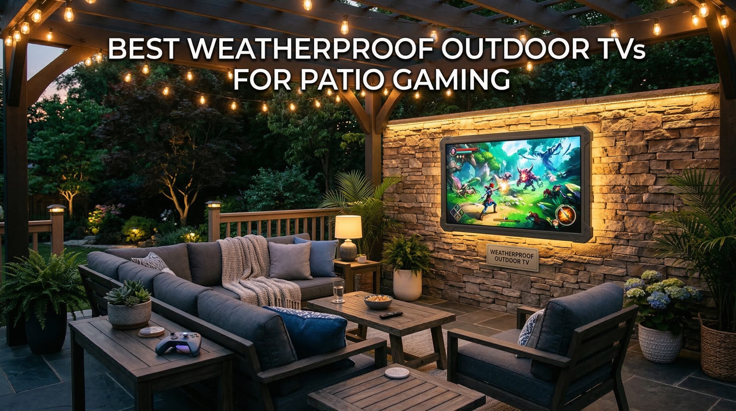 Best weatherproof outdoor TVs for patio gaming