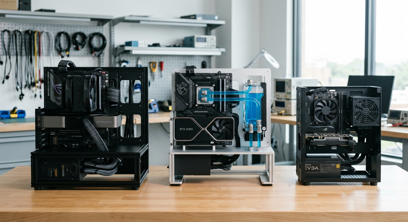Best open frame PC test bench cases for hardware testing