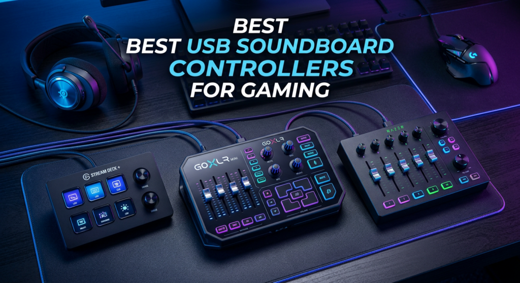 Best USB soundboard controllers for gaming sound effects