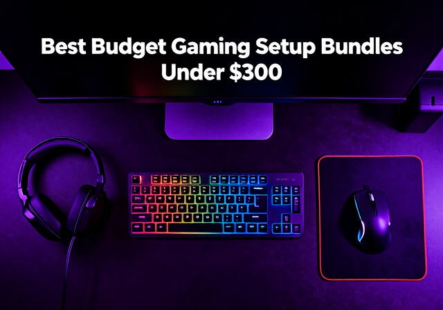 Best budget gaming setup bundles under $300