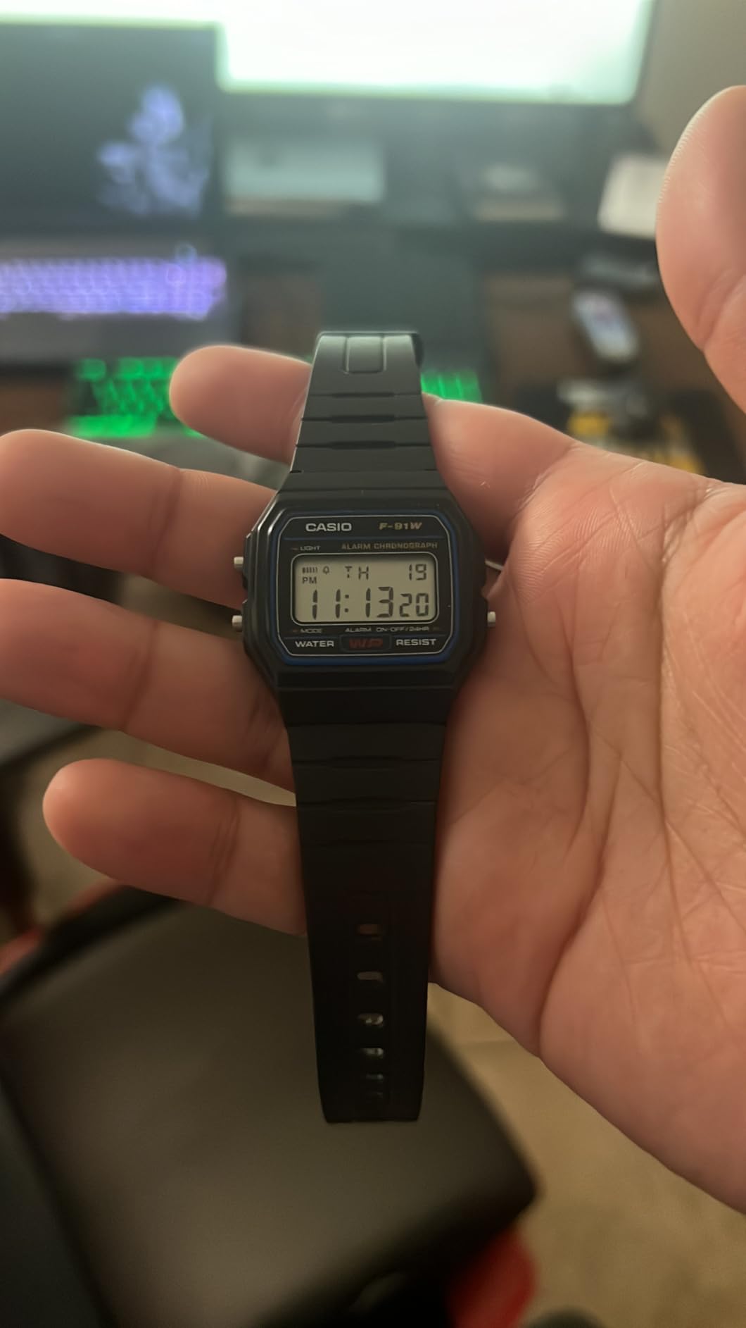 Casio F91W Series | Digital Watch | Water Resistant | LED Light | 1/100 SEC Stopwatch | Regular Time Keeping (HR, Min, SEC, PM, Date, Day) | Daily Alarm | Lightweight | 7 Year Battery customer photo 2