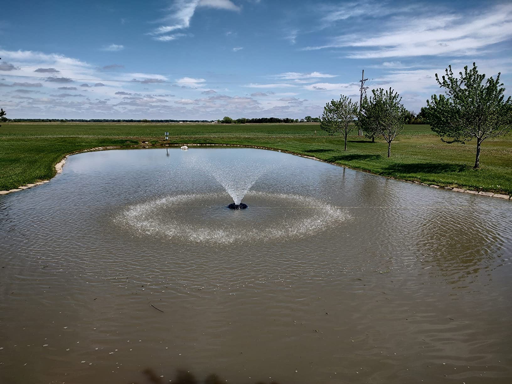Kasco VFX Series Aerating Pond Fountain - 3/4 Horse Power 120V customer photo 2
