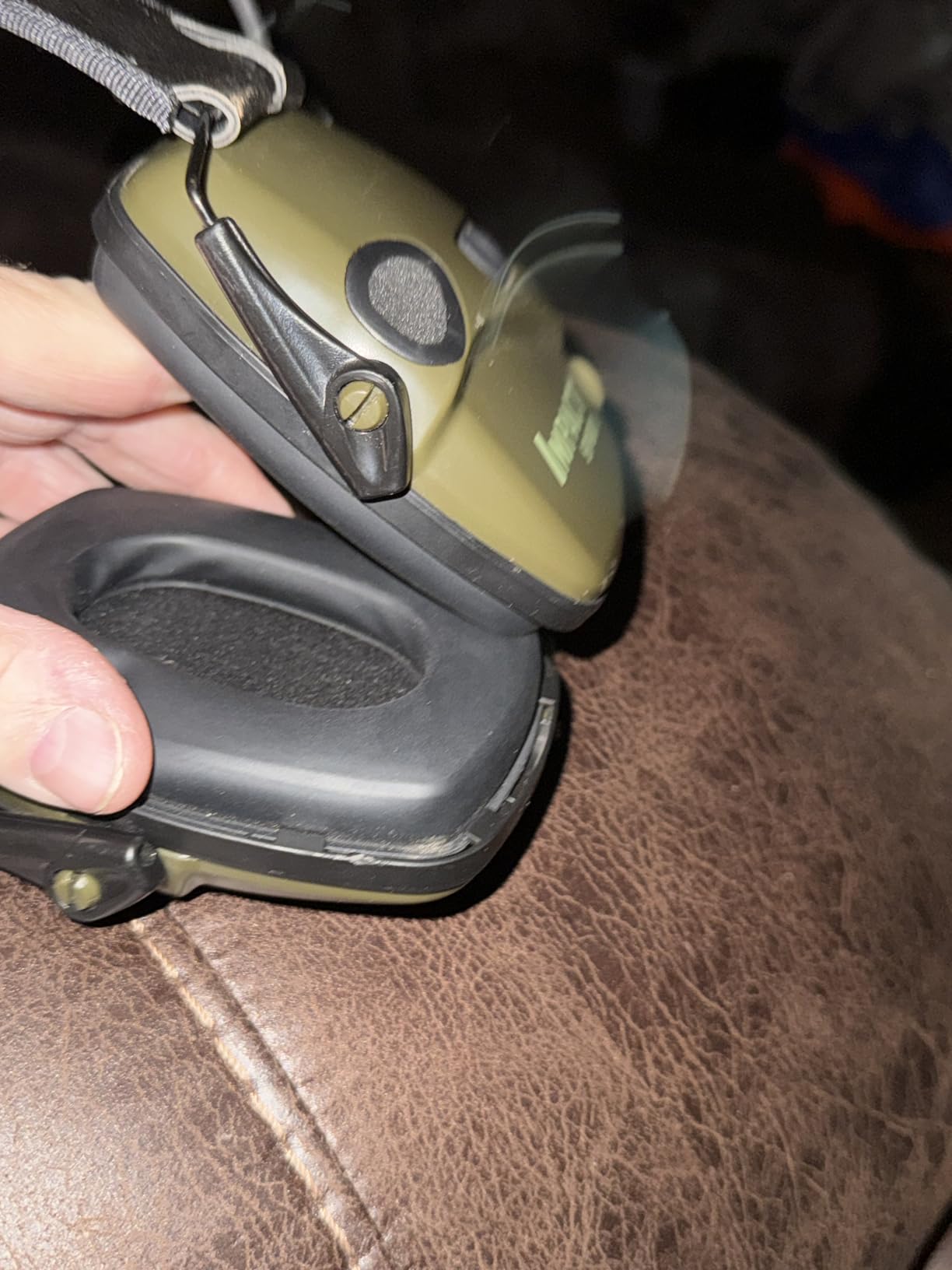 Howard Leight Impact Sport Sound Amplification Electronic Earmuff, Green (R - 01526) customer photo 2