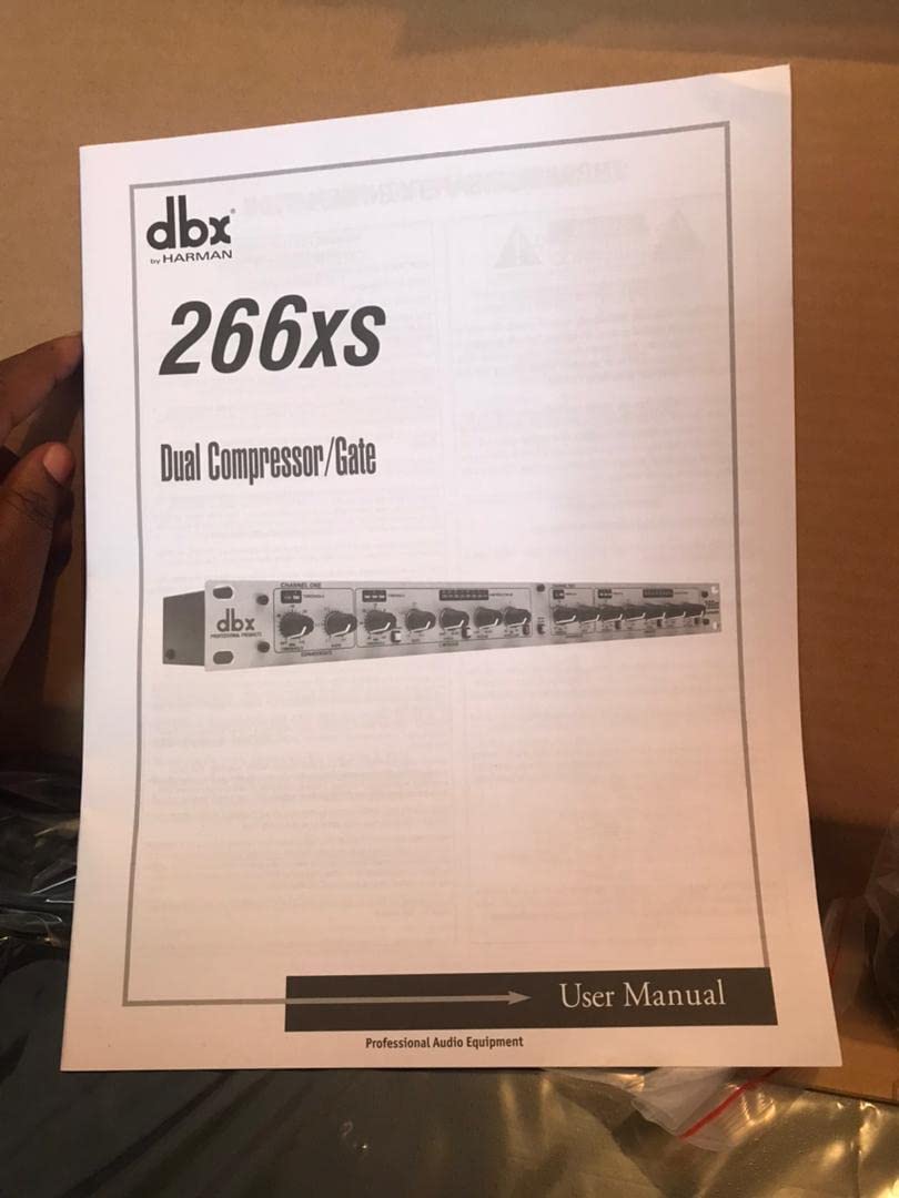 DBX 266xs Professional Audio Compressor/Gate Dynamic Effects Processor with Sidechain Insert customer photo 2