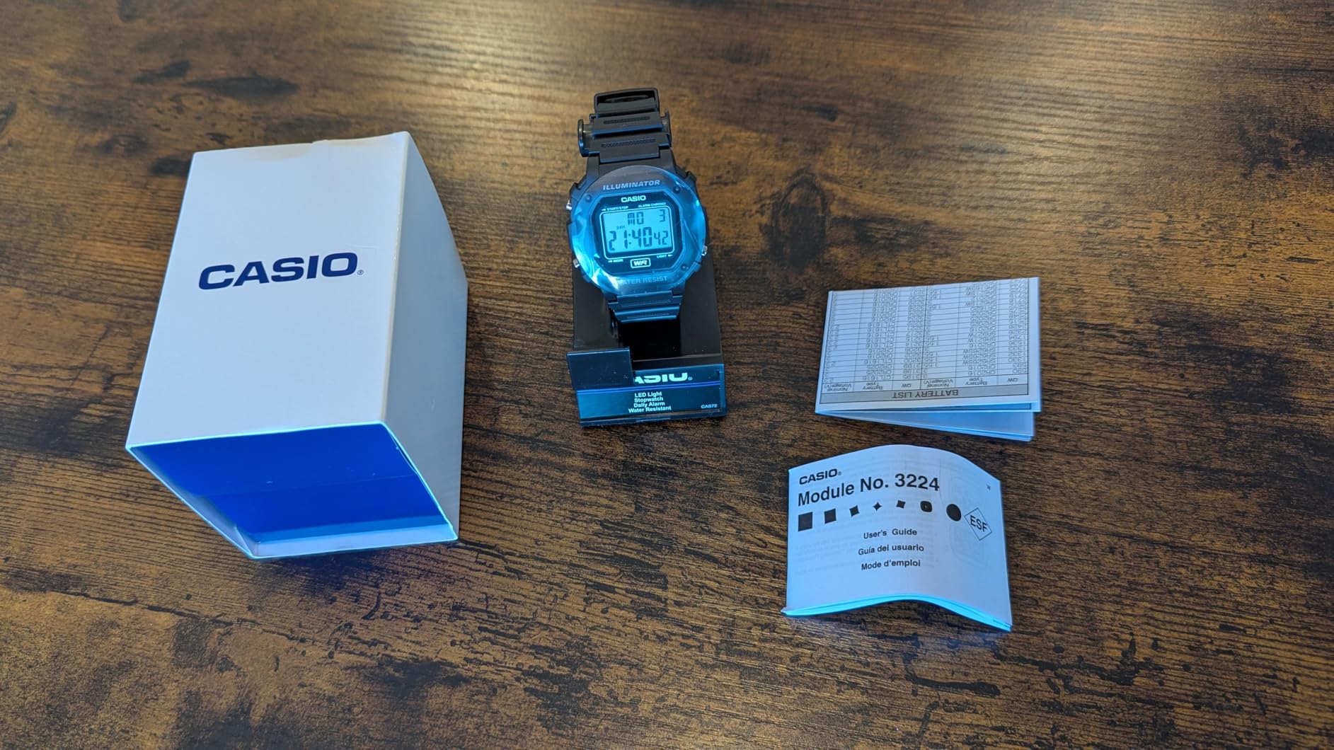 Casio F108WH Series | Men's Digital Watch | Illuminator | Water Resistant | LED Light | Daily Alarm | 1/100 SEC Stopwatch | 3 Hands (HR, Min, SEC) | Date/Day Display | Daily Alarm | 7 Year Battery customer photo 2