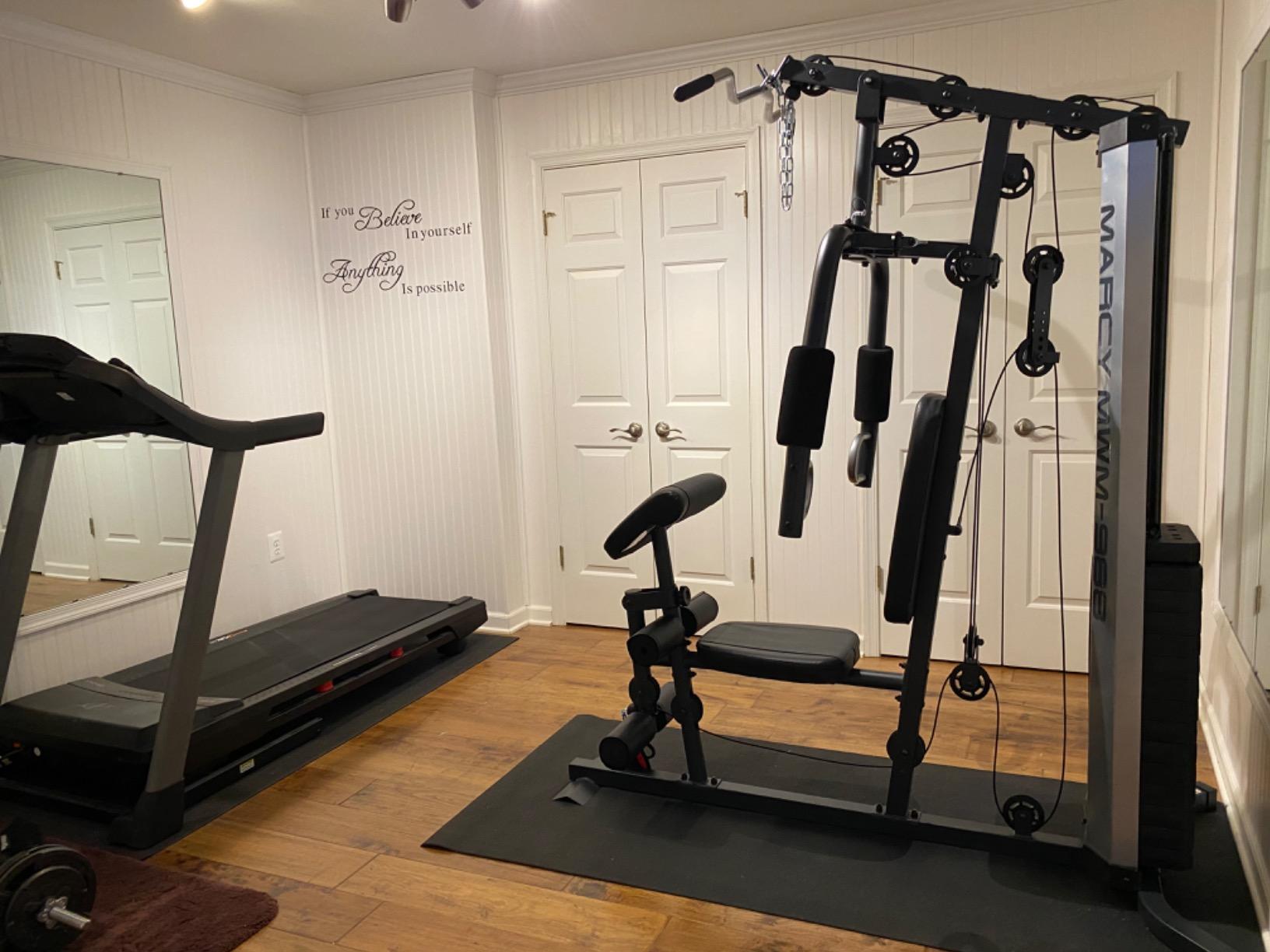 Marcy Multifunctional Workout Station 100lbs to 200lbs Stack Home Gym MWM-988 customer photo 1