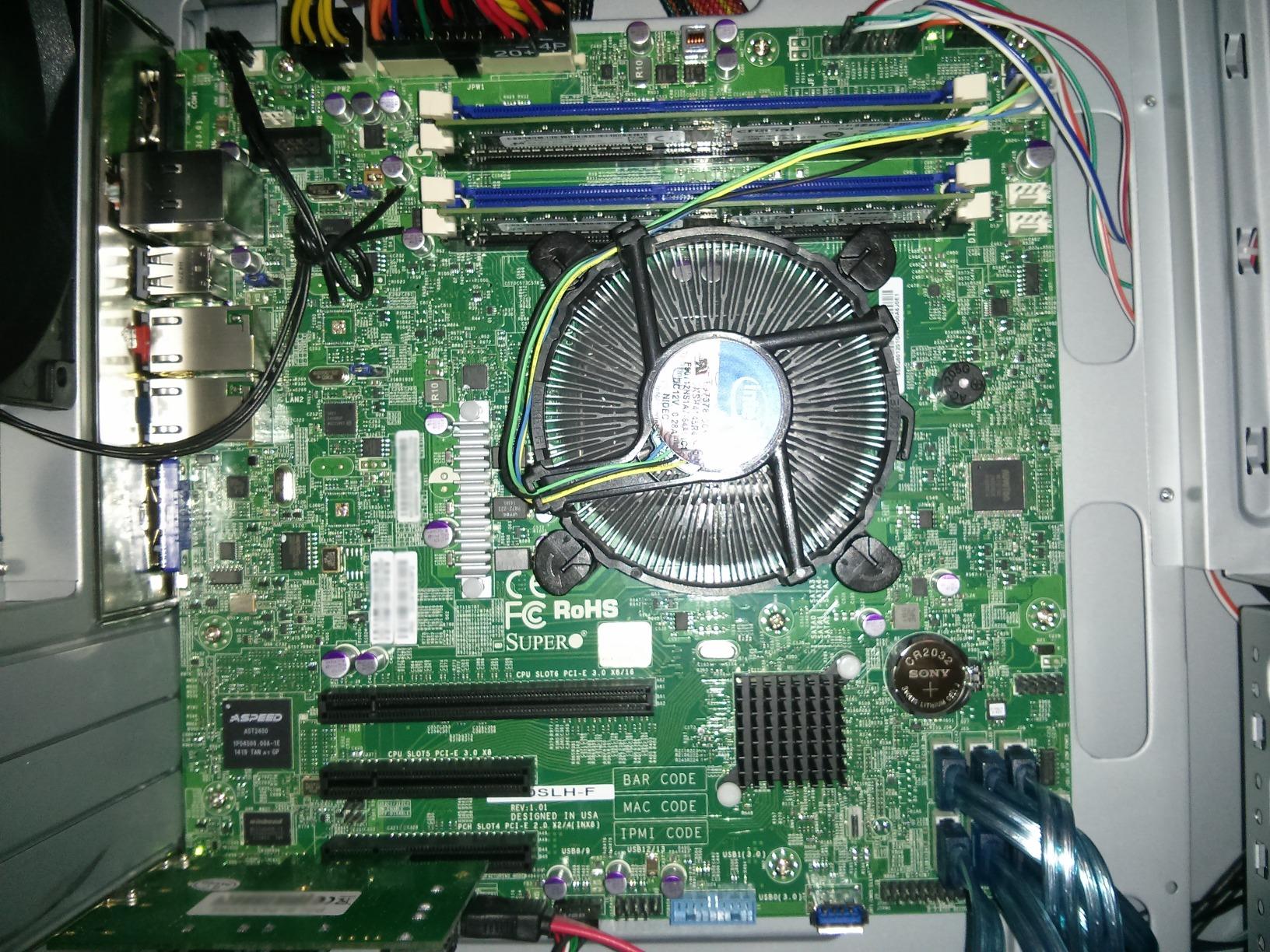 Supermicro Motherboard uATX DDR3 1600 LGA 1150 MBD-X10SLH-F-O customer photo 1