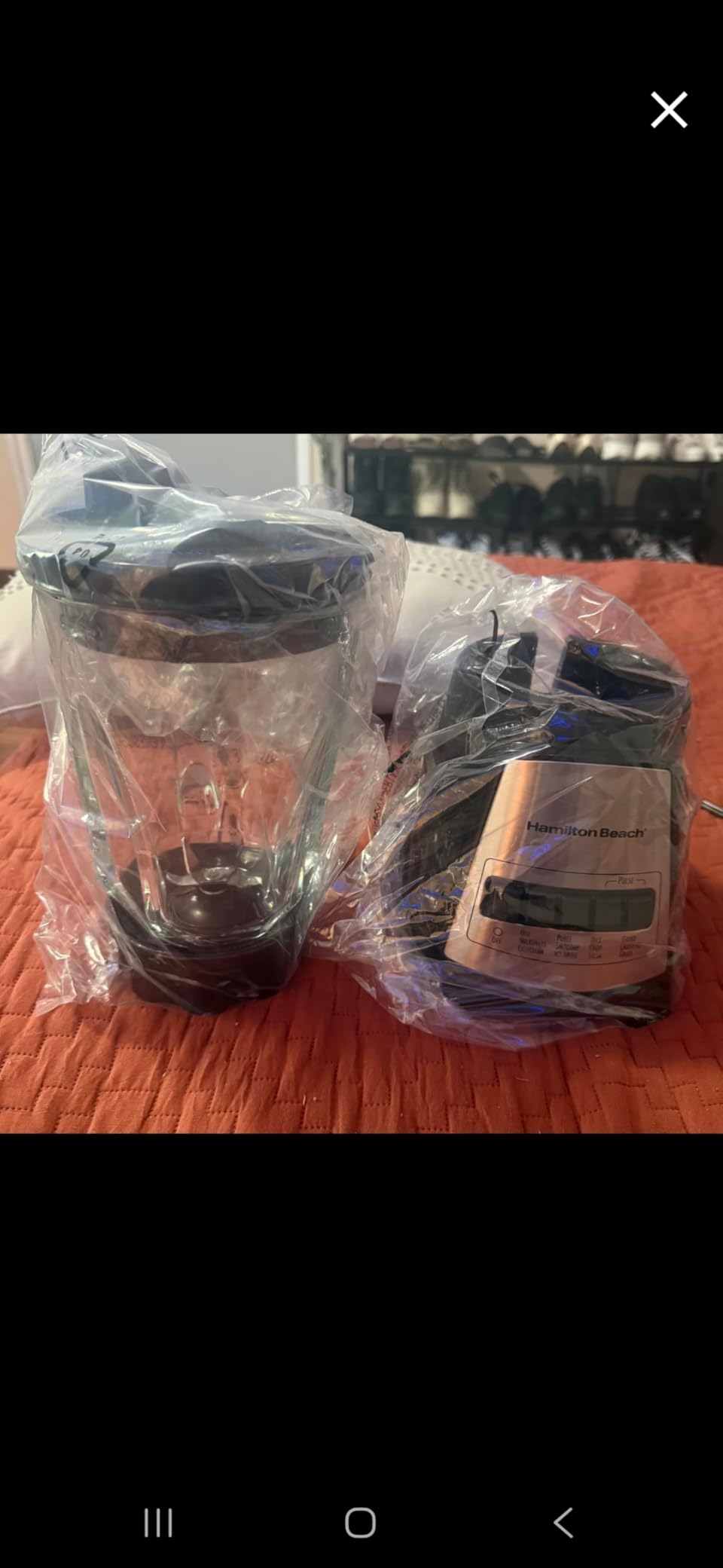 Hamilton Beach Power Elite Wave Action Blender For Smoothies, 40 Oz Glass Jar, 12 Functions Including Puree, Crush Ice, 700 Watts - Black (58148A) customer photo 1