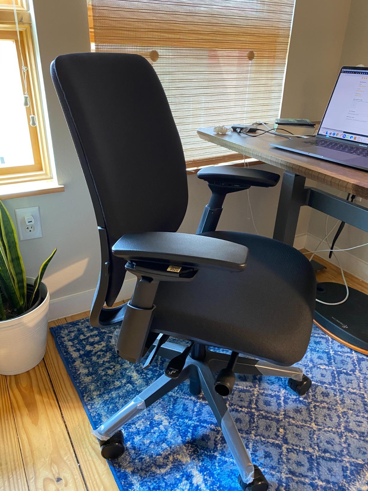 Steelcase Amia Office Chair Ergonomic Desk Chair with Adjustable Lumbar Support customer photo 1