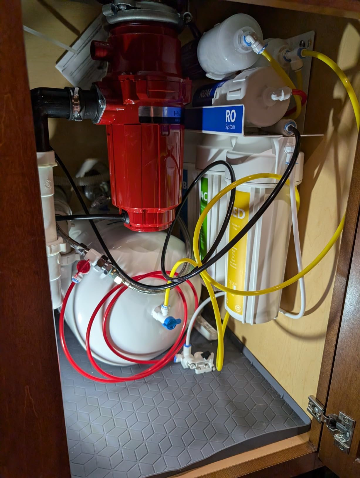 Express Water Reverse Osmosis Alkaline Water Filtration System - 10 Stage RO Water Filter with Faucet and Tank - Under Sink Water Filter with Alkaline Filter for Added Essential Minerals - 50 GPD customer photo 2