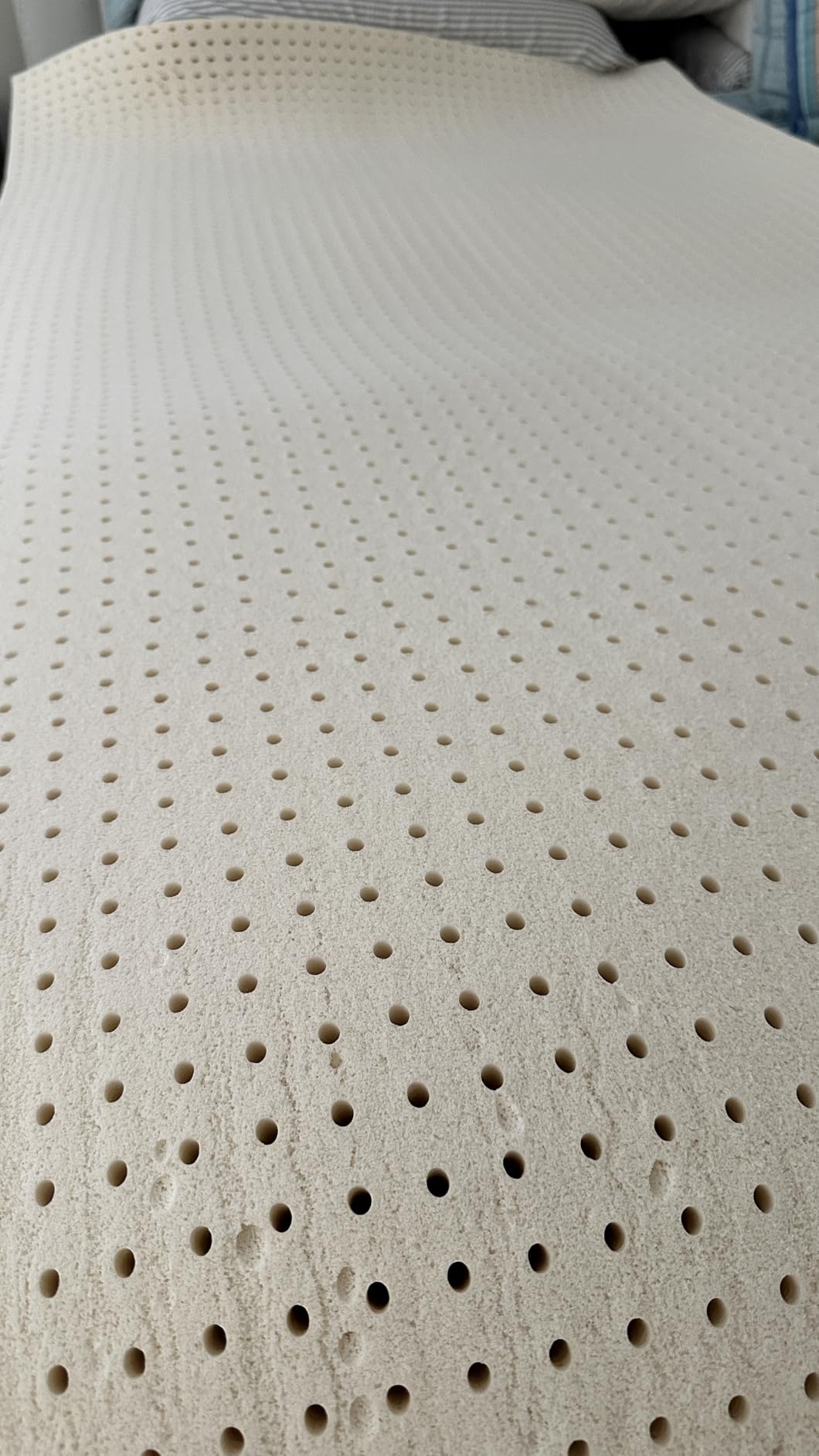 Pure Green Natural Latex Mattress Topper - Soft - 3 Inch - King Size (GOLS Certified Organic) customer photo 2