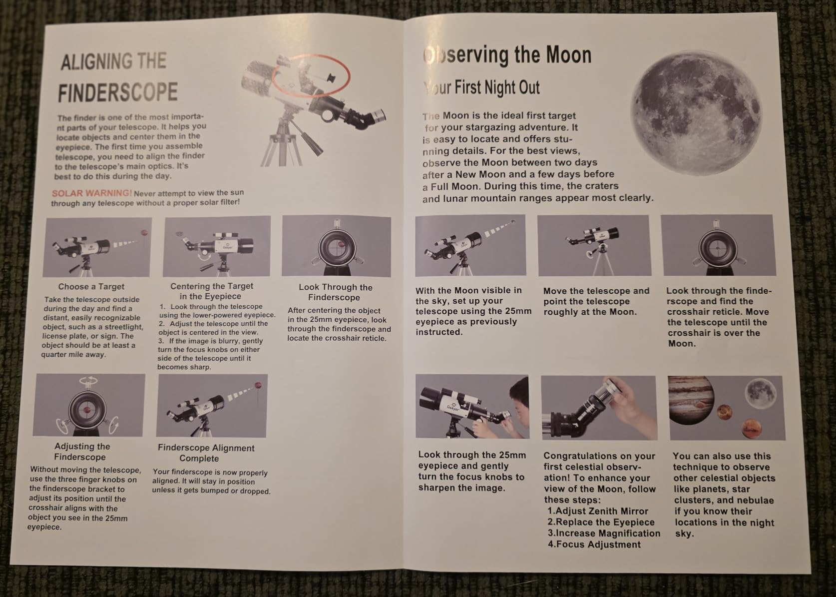 Gskyer Telescope 600x90mm AZ Astronomical Refractor Telescope for Adults Astronomy, German Technology Scope customer photo 1