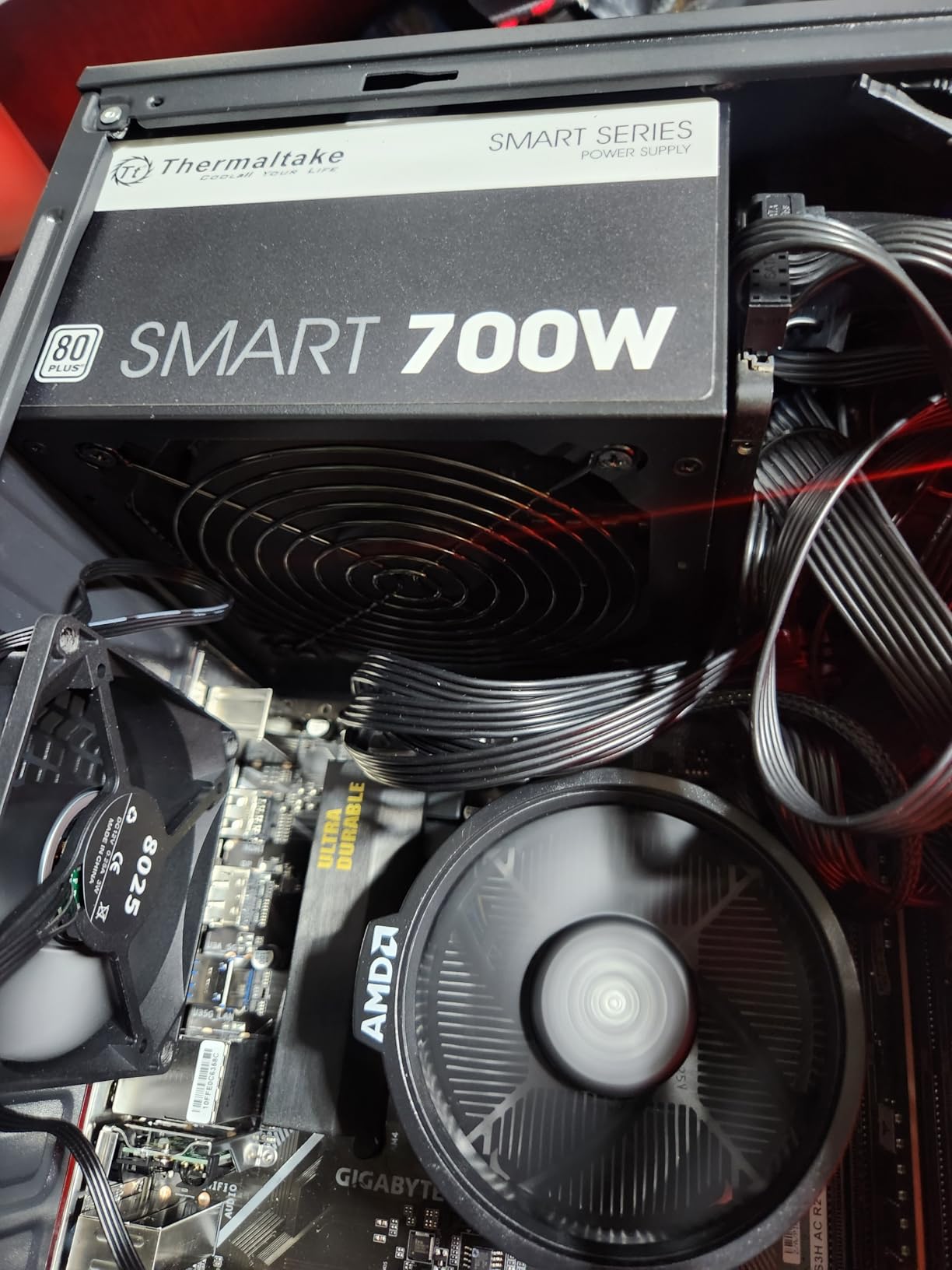 Thermaltake Smart 500W 80+ White Certified PSU, Continuous Power with 120mm Ultra Quiet Cooling Fan, ATX 12V V2.3/EPS 12V Active PFC Power Supply PS-SPD-0500NPCWUS-W customer photo 2